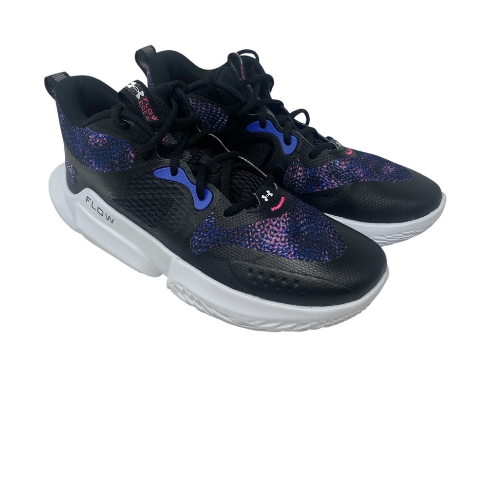 Under Armour Flow Breakthru 3 Basketball Shoes Women’s Size 13 Black Blue NWOB